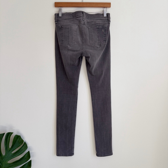 Rag & Bone Jean Skinny Buxton Grey Wash Women's Size 27 Stretch Denim Jeans - Picture 3 of 11